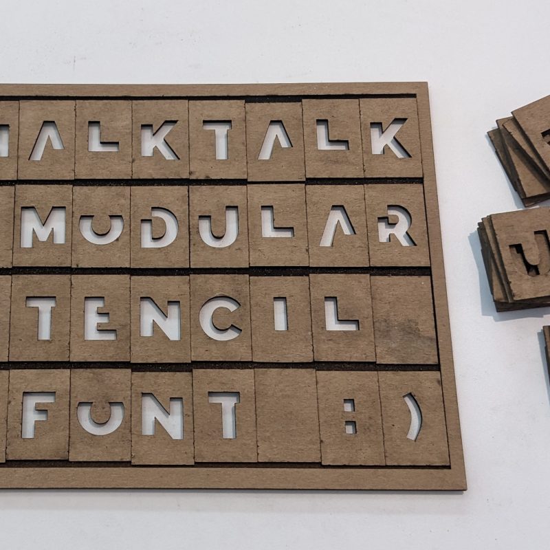 Old Meets New: A Workshop on Digital Fabrication and Typography